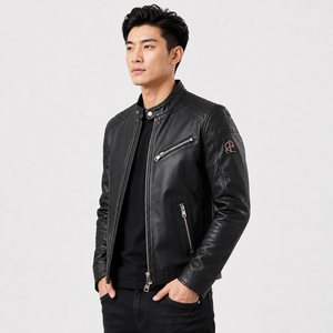 2026 Winter OEM/ODM Service Customizable Colors Sizes Canvas High Quality Factory Direct Supply Men's <b>Cow</b> Skin Jackets - Product Image 4