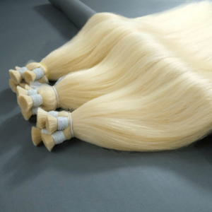 Extensions de cheveux humains, cheveux vierges naturels lisses, extensions de cheveux en vrac de Asianslavichair, produit de beauté vietnamien pour femmes - Product Image 1