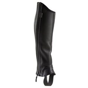 Heavy Duty Leather Horse Riding <b>Chaps</b> Adjustable Equestrian <b>Half</b> <b>Chaps</b> Professional Horseback Riding Protective Leg Covers - Product Image 6