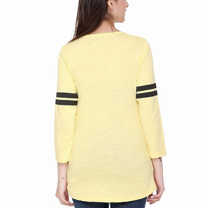 Últimas Camisetas de Manga Larga para Mujer al por Mayor 2026, Camisetas Cortas de Alta Calidad, Suaves para Uso Diario, Camisetas de Algodón para Mujer - Product Image 3