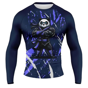 BRODA SPORTS Rashguard Homme 2026 à Manches Longues par Sublimation, Séchage Rapide, Respirant, Écologique, en Spandex et Polyester, pour la Natation - Product Image 2