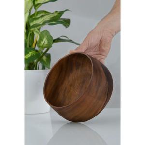 Cuenco de fideos y pasta reutilizable, cuenco de madera de estilo contemporáneo, vajilla, cuencos de madera ecológicos al por mayor - Product Image 1