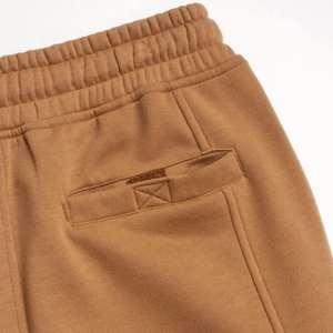 Pantalones Cortos de Felpa Casuales para Hombre 2026, Estilo Urbano, Transpirables, de Algodón de Secado Rápido, Cintura Elástica, Tejido Sólido - Product Image 4