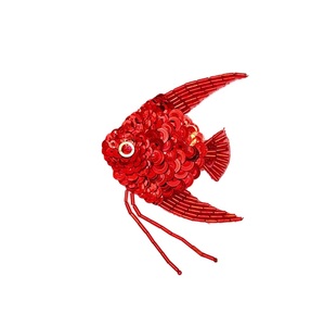 Artisan Made Seed Beads Embroidery Statement Brooch Boho Style Seed Beads Beaded Embroidery Brooch Accessory - Product Image 5