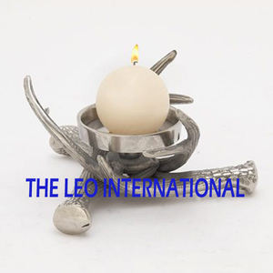 Ensemble de 2 pots à bougies uniques en béton gris, centres de table décoratifs pour la maison, porte-bougie de forme luxueuse - Product Image 5