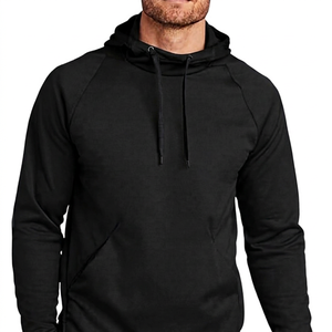 Sweat à capuche pour homme, coupe classique, en polyester/coton tissé, avec logo personnalisé imprimé, idéal pour l'automne, étiquette et marque personnalisées OEM - Product Image 2