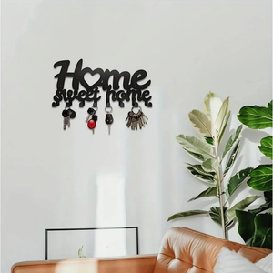 CIFbuy Portachiavi e Organizzatore Posta da Parete in Ferro Nero Opaco Antiruggine per Servizio Ritiro Temu su TikTok - Product Image 1