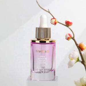 Botellas de suero de vidrio de fondo grueso de lujo, botella de gotero de plata de esencia con hombro, 30ml - Product Image 6