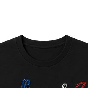 เสื้อยืดคอกลมแขนสั้นสีดำ เสื้อลำลองสำหรับผู้หญิง สตรีทแวร์ ไลฟ์สไตล์ เสื้อผ้าสวมใส่สบาย สไตล์การใช้งานในชีวิตประจำวัน - Product Image 3