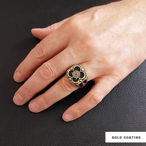 Bague Maçonnique BOJ 008 Personnalisée en Argent et Diamant, Bague de Diplôme Universitaire Unisexe, Cadeau pour Fêtes et Occasions Spéciales, Prix Bas - Product Image 2