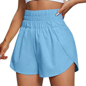 Shorts de sport pour femmes en tissu doux, design extensible et flexible, vêtements de sport confortables pour l'exercice - Product Image 1