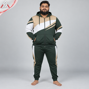 Chándal de Hombre de Alta Calidad Hecho con Tela Resistente, Ofrece un Ajuste Cómodo, Cierre de Cremallera, Sensación Cálida, Chándal con Capucha para Hombre para Usar en Invierno - Product Image 1