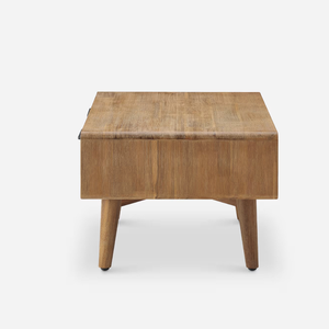 Mesa de Centro Moderna Hecha de Madera de Teca Sólida de Alta Calidad, Acabado Natural, Altura Ajustable, Color Personalizado, Mueble para Sala de Estar - Product Image 3