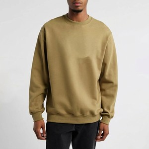 Sudadera de Cuello Redondo con Logotipo Personalizado para Hombre, Sudadera de Algodón Premium, Sudadera Informal de Gran Tamaño, Sudadera de Manga Larga para Invierno - Product Image 5