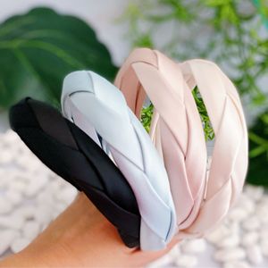 Diadema de satén de seda trenzada - Product Image 3