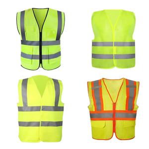 Gilet de sécurité haute visibilité en polyester avec logo personnalisé, vêtements de travail réfléchissants unisexes, ignifuges pour les travailleurs de la construction et de l'industrie - Product Image 5