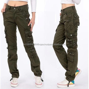 Pantalons larges pour femmes, joggings, pantalons de survêtement confortables standard, décontractés, grande taille, 6 poches cargo, streetwear, pantalons en velours côtelé pleine longueur - Product Image 5