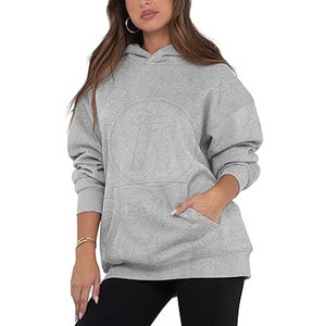Sudaderas Extra Grandes para Mujer, las Más Vendidas del 2026, a Bajo Precio, con Logotipo Personalizado en la Parte Delantera, 100% Algodón, Transpirables y Ecológicas, al por Mayor - Product Image 3