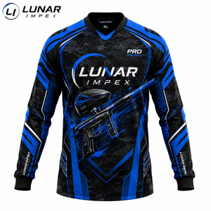 ผู้ผลิตเสื้อเพนท์บอลแบบสั่งทำขายส่ง พร้อมบริการ OEM เสื้อทีมแขนยาวลายพรางดิจิทัล ระบายอากาศได้ดี แห้งเร็ว - Product Image 1