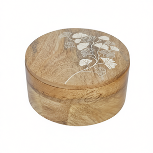 กล่องใส่โรตีไม้ทำมือระดับพรีเมียม พร้อมที่จัดเก็บเครื่องเทศ ภาชนะเก็บอาหารในครัว ภาชนะใส่จาปาตี ภาชนะเสิร์ฟแบบดั้งเดิม - Product Image 2