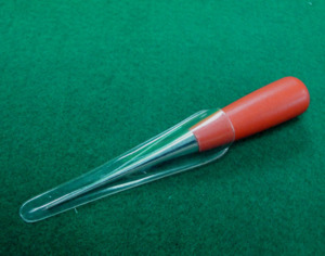 AA0182 DANKING Tailor Awl | Handmade Steel Wire <b>Leather</b> Awl <b>Tool</b> with Red Handle for Stitching and Repairing <b>Crafts</b> Taiwan - Product Image 5