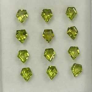 Peridoto Verde Natural de Alta Calidad, 7x10mm, Forma de Escudo Facetada, Piedras Preciosas Sueltas al por Mayor, Piedra Semipreciosa, Disponible para Pedidos al por Mayor - Product Image 3