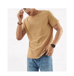 OEM Clothing Manufacturers 100% Cotton 280gsm Heavyweight Printed Brand logo Plus Size Casual <b>Tshirts</b> Custom t Shirt - Product Image 3