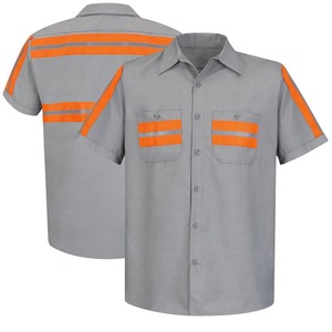 Camisas de Manga Corta para Hombre, Estilo Formal, Casual, de Trabajo, Lisas, con Botones, Bordado de Logotipo Personalizado de Verano, de Peso Medio y Alta Calidad - Product Image 4