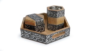 Quemador de Bakhoor Árabe Decorativo de Lujo con Acabado de Resina Premium para Accesorios del Hogar Islámico - Product Image 6