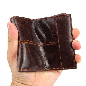 Elegante Tarjetero de Cuero Genuino para Hombre, con Bloqueo RFID, Cierre Abierto, de Alta Calidad, Personalizable, para Pasaporte, Tarjetas de Crédito y Viajes - Product Image 5