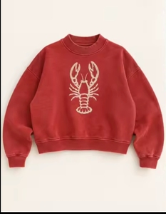 Sudadera de Cuello Alto para Mujer, con Letra Grecia ALPHA Bordada en la Parte Delantera, Personalizada, 100% Algodón, Ecológica, para Otoño e Invierno - Product Image 3