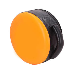 Pads de frappe ronds personnalisés de haute qualité pour la boxe, les arts martiaux et le kick, boucliers de frappe en cuir durable, bouclier de kick circulaire - Product Image 2