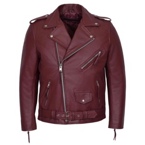 Custom 100% Genuine Cowhide Leather <b>Biker</b> <b>Jacket</b> Men’s BRANDO Rocker Motorcycle Leather <b>Jacket</b> Cross Zip OEM/ODM Manufacturer - Product Image 6