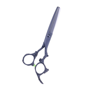 Nouveauté : Ciseaux à effiler les cheveux en acier inoxydable pour droitiers, pointe acérée, lame droite, pour barbiers et salons. - Product Image 3
