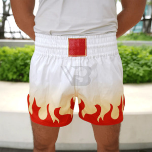 Pantalones Cortos de Boxeo para Mujer y Hombre, Pantalones Cortos de MMA con Bordado, Pantalones de Entrenamiento Profesional de Kickboxing para Niños y Niñas, Pantalones de Muay Thai - Product Image 5