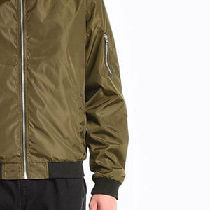 New Fashion High Quality Casual Wear Bomber <b>Jackets</b> For Men Custom Logo Design Solid Blank Color Bomber <b>Jacket</b> - Product Image 5