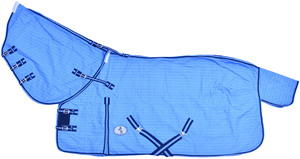 Manta de Invierno para Caballo de Doma Clásica, Impermeable, de Lona Ripstop 1200D, de 18 oz, con Cuello Desmontable y Forro Polar Cálido - Product Image 6