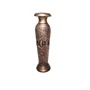 <b>Copper</b> Plating Finishing Wedding and Engagement Parties Decoration Aluminium Flower <b>Vase</b> Attractive Design Metal Flower Pot - Product Image 6