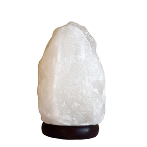 Lampe de Sel Rose de l'Himalaya 100% Naturelle Grise, Veilleuse, Pierre Raffinée Solide Véritable, Emballée dans un Sac en Bois, Sachet, Bouteille, Qualité Alimentaire - Product Image 3