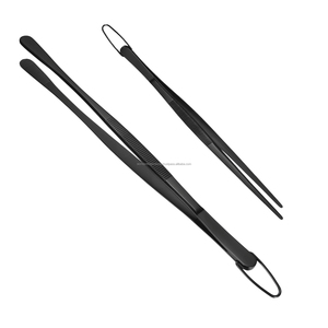 Pinzas Quirúrgicas Negras con Punta Puntiaguda, Instrumento Manual, Juego Dental, Certificado CE Clase I - Product Image 4