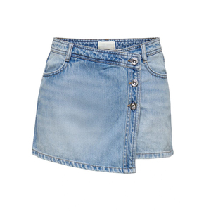 <b>Top</b> Premium Quality Women's Denim Shorts Washed Regular Fit Mid Straight Vintage Denim Shorts Casual Trendy Economical Summer - Product Image 3