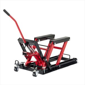 Sollevatore Idraulico per Moto da 1500 LBS, Sollevatore Portatile in Acciaio Azionato a Pedale per ATV con Ruote e Maniglia, Capacità 1500 LBS - Product Image 6