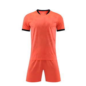Tenues de football orange, maillots de football personnalisés, kits 100% polyester, impression numérique, vente en gros, fournisseur OEM, fabricant - Product Image 2