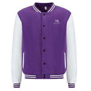 Chaqueta de invierno estilo varsity para hombre, a la moda, con diseño de mangas largas y corte relajado, ideal para un estilo moderno. - Product Image 1