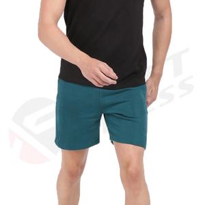 Pantalones Cortos Deportivos de Algodón 100% Estilo Urbano, de Felpa Francesa Transpirable, Ligeros, para Hombre, Venta al Por Mayor - Product Image 3