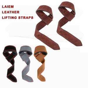 High Quality Breathable Durable Weightlifting Gym Fitness Customized Leather Straps 15 lb Load Capacity for Both Men and Women - Product Image 3
