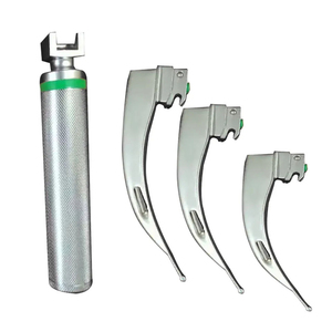 New Arrival Macintosh Fiber Optic Laryngoscope Set Single-Use 4 Blades Manual Power Source Stainless Steel <b>Instruments</b> CE - Product Image 5