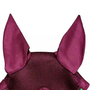 New Style Horse Equipment <b>Fly</b> Veil Face Mesh Custom Logo Riding Protection Ear Bonnet Horse <b>Fly</b> Veil - Product Image 3
