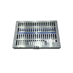 Kit d'implants dentaires professionnels, design ergonomique et léger, 12 instruments, cassette de stérilisation pour outils de chirurgie implantaire - Product Image 2