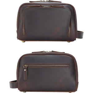 Bolsa de Aseo de Viaje Personalizada, Resistente al Agua, para Hombres, con Compartimentos para Accesorios de Afeitado y Artículos de Higiene Personal - Product Image 1